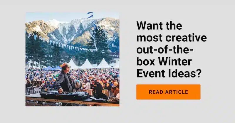Winter event ideas inspired by European Festivals