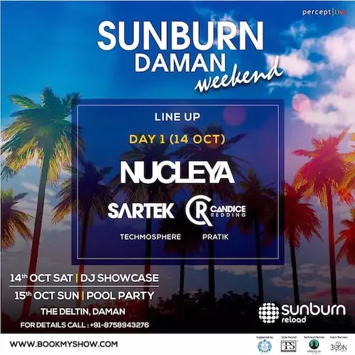 Organize Sunburn Reload Event