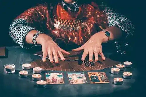 Tarot card reader on your new year event