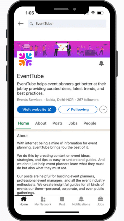 learn event planning tips and tricks with eventtube on linkedin
