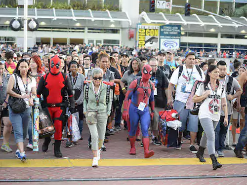 Comic con event marketing examples