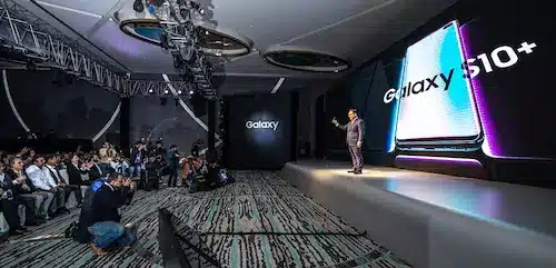 product launch event by samsung
