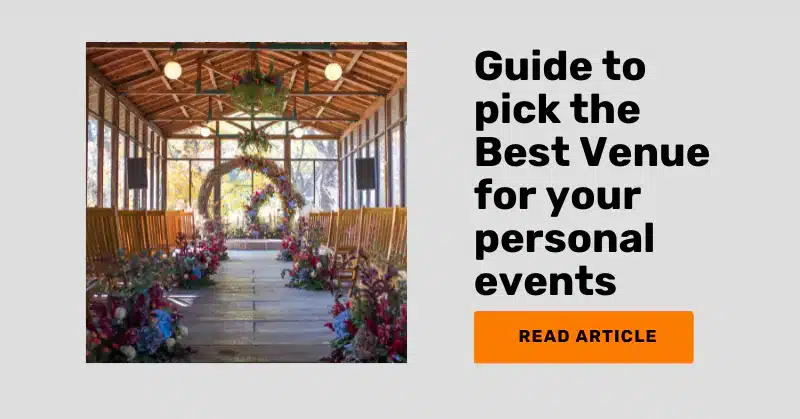 how to choose a venue for private events