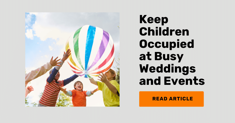 article on activties for kids at weddings