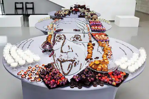 Food art installation for corporate events