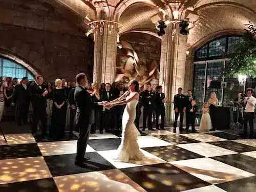 unique wedding dance floor design