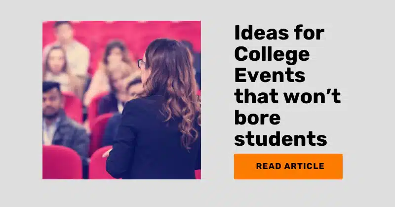 article on college events list