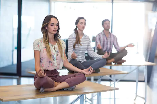 mindfulness event in college