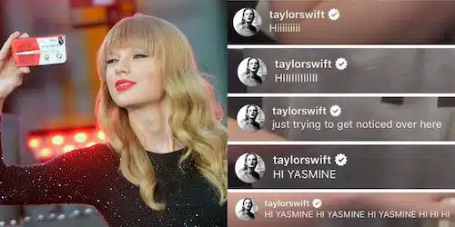 taylor swift on instagram