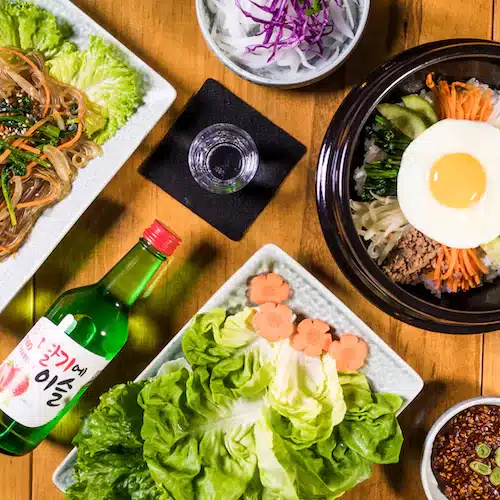 Korean food to have at an event
