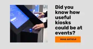 article on how kiosks for events