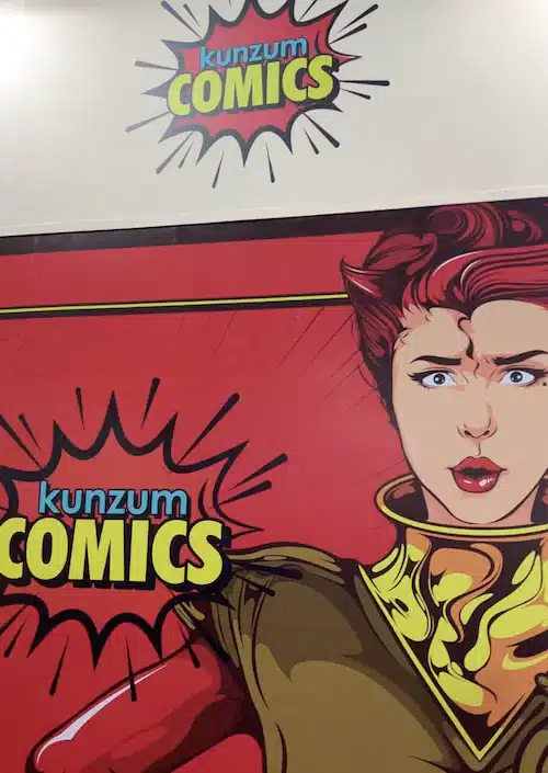 comic con delhi stalls at event